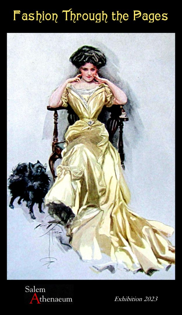 A poster for an exhibition on fashion of the decades