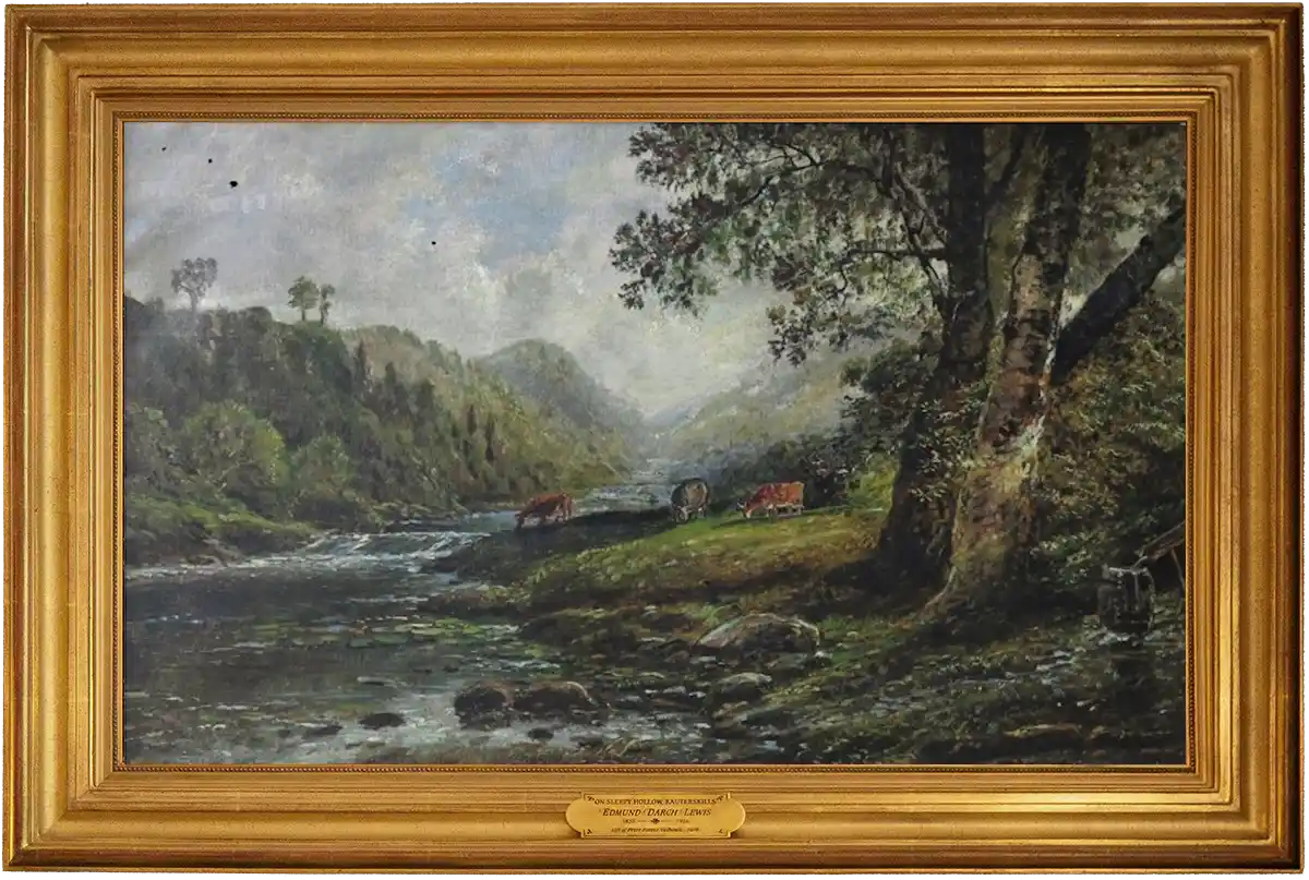 painting - On Sleepy Hollow, Cauterskills by Edmund Darch Lewis