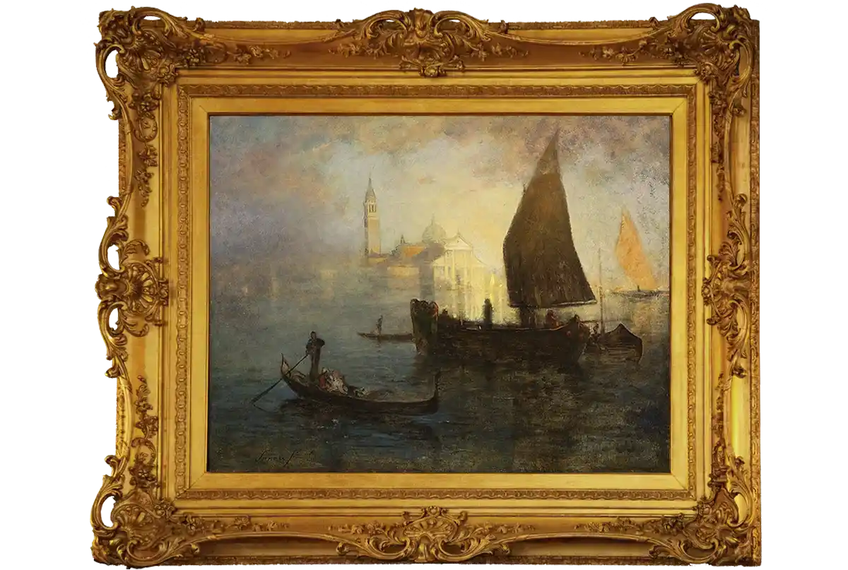 painting - Venetian Waterways by George Inness, Jr.