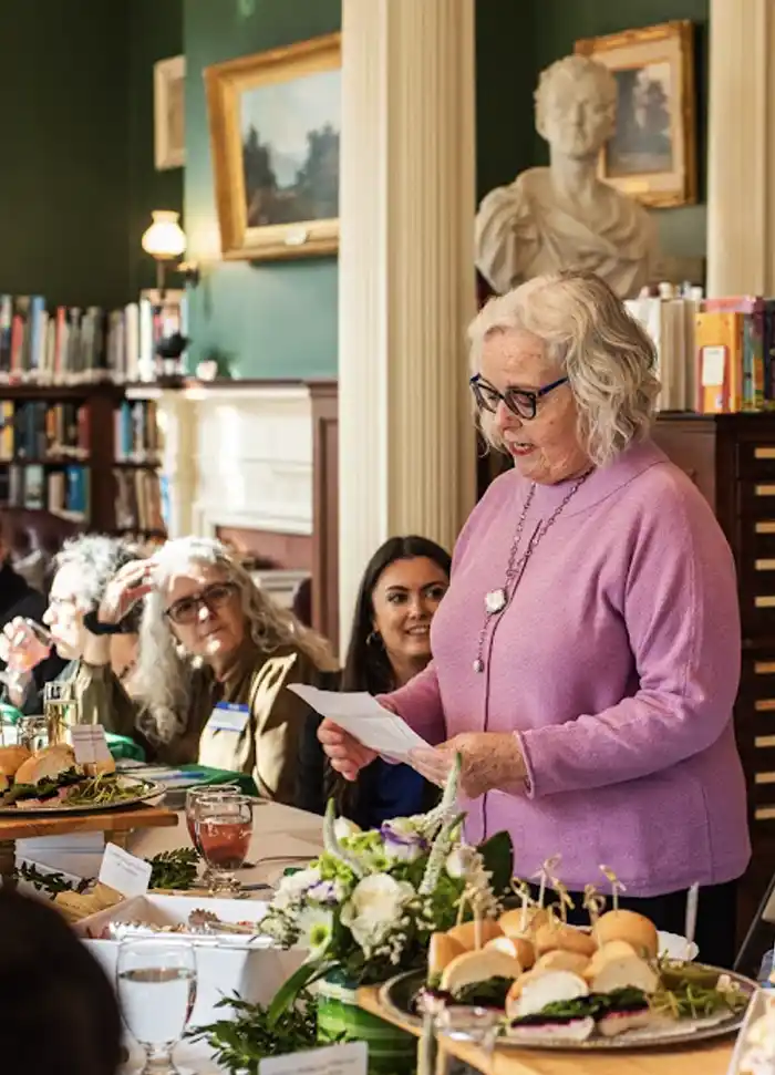 Photo of baby shower event being held in the Athenaeum
